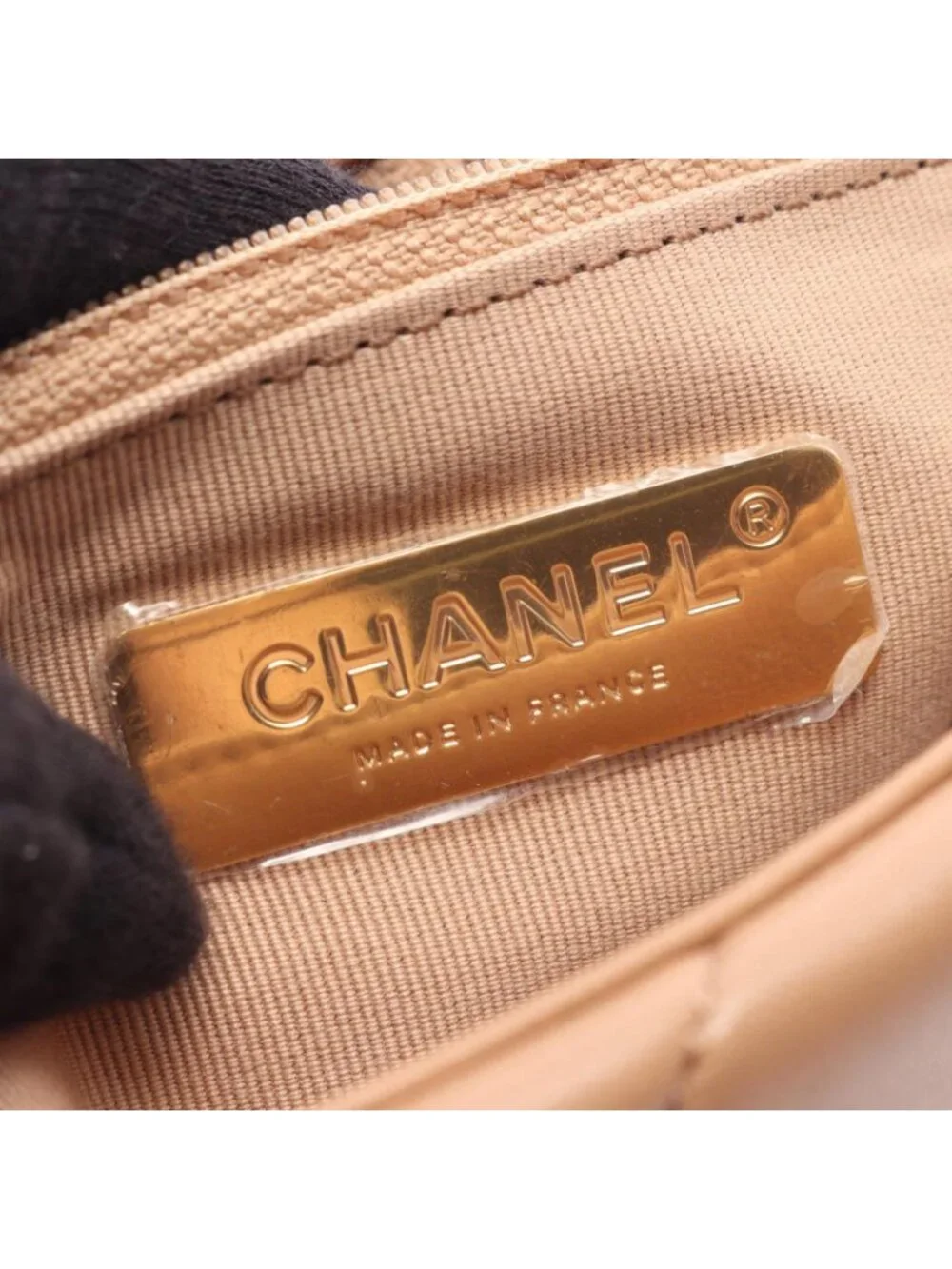 Chanel Shoulder Bag 19 Dizeneuf Quilted 2-Way Camel Lambskin 19 Chain